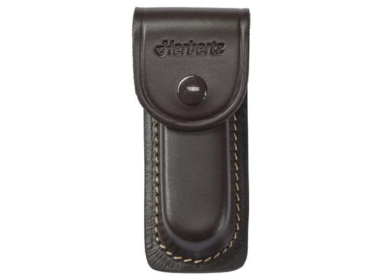 ETUI HERBERTZ CUIR MARRON FONCE 11CM
